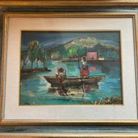 Quadro Manlio Sarra I pescatori