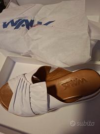 Ciabatte Melluso  Walk NUOVE pelle bianco 38