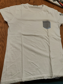 T-shirt Fred Mello con taschino. Nuova