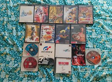 Lotto giochi PS1 e PS2 giapponesi NTSC J