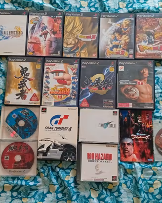 Lotto giochi PS1 e PS2 giapponesi NTSC J