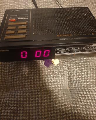 Radio sveglia vintage Philips 