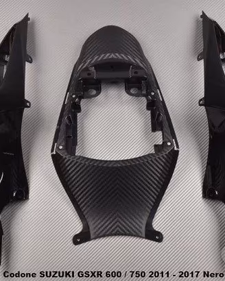 Codone SUZUKI GSXR 600 / 750 2011 - 2017 Nero