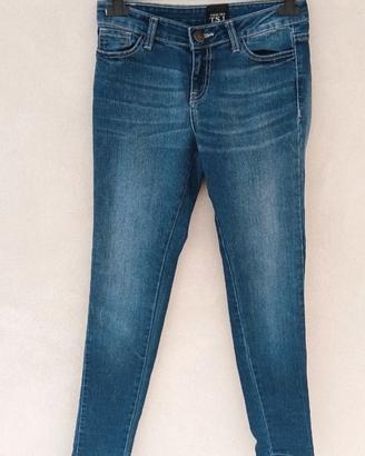 Jeans skinny donna Twinset, tg 27, tg IT S, blu