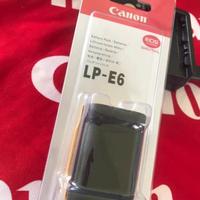 canon lp-e6 Batteria+lc-e6e caricabatterie