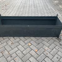 Fioriera design alluminio UnoPiú 158x45x40cm