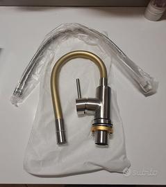 Rubinetto cucina Fandipitous flessibile Oro