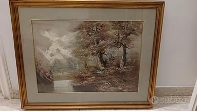 Quadro olio su tela di Emilio Ricciardi