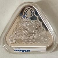 2 Monete  1+ 1 Oz argento .999