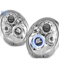 FARI PER MINI COOPER 01-04 OCCHI ANGEL CROMATI