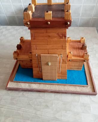 castello di legno 