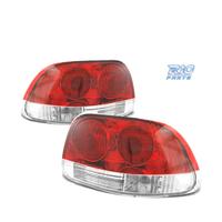 FANALI PER HONDA CRX DEL SOL 92-97 ROSSO BIANCO ST