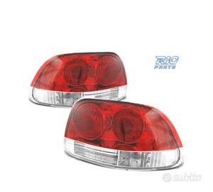 FANALI PER HONDA CRX DEL SOL 92-97 ROSSO BIANCO ST