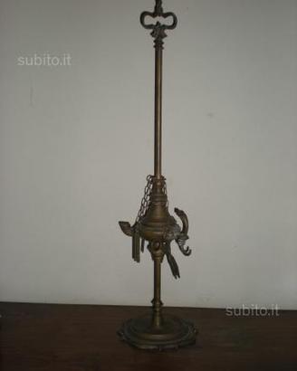 Lampada antica ad olio fiorentina