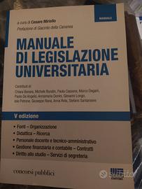 Manuale di legislazione universitaria