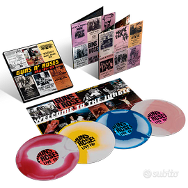 GUNS' N ROSES LIVE ERA 4 LP COLORATI (INTR0VABILE)