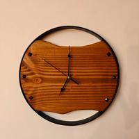 orologio ferro e legno
