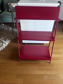 Mobile scaffale rosso ikea