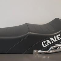 Sella Vespa Pk Camel D.F. con maniglia cromata