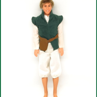 Ken Barbie Mattel vintage abito Robin Hood bambola