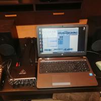 mini studio di registrazione 