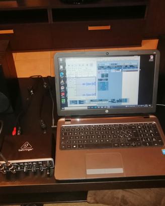 mini studio di registrazione 