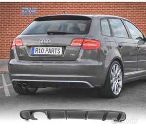 DIFFUSORE AUDI A3 8PA SPORTBACK 08-12 LOOK S3 DOPP
