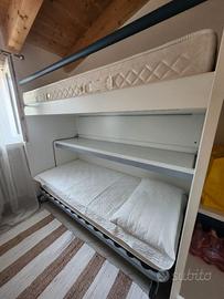 Letto castello + armadio