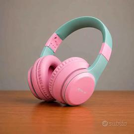 Cuffie Wireless Bluetooth Rosa XTRIKE ME Nuove