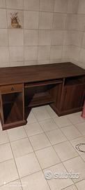 Scrivania ufficio legno casa negozio Pc