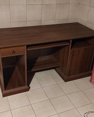 Scrivania ufficio legno casa negozio Pc