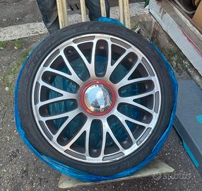 4 cerchi fiat 500 Abarth 17 con gomme