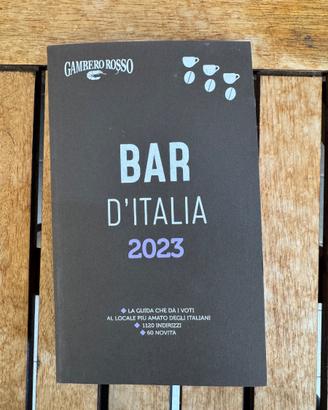 Guida Gambero Rosso ai Bar d'Italia 2023