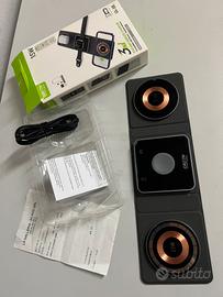 Caricatore wireless pieghevole 3 in 1