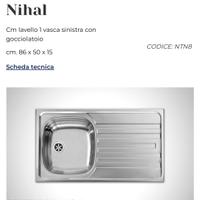 Lavello dx o sx €50