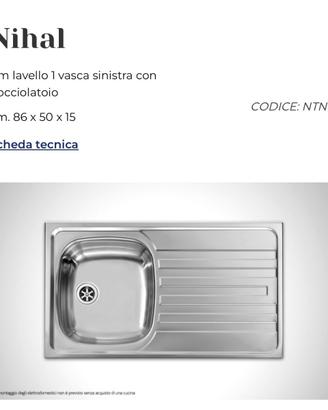 Lavello dx o sx €50