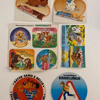 Adesivi supermercati anni 80-90