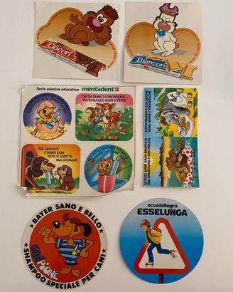 Adesivi supermercati anni 80-90