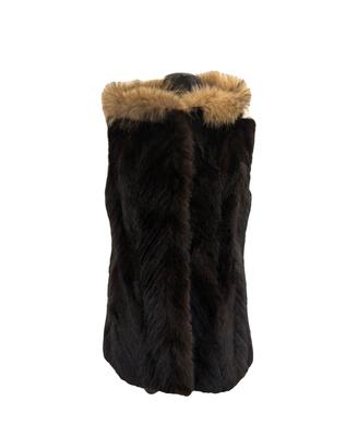 Gilet di pelliccia di visone