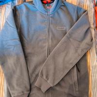 Maglione pile Reusch azzurro/grigio