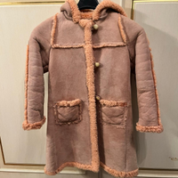 Montone artigianale bambina rosa 6 anni 114 cm