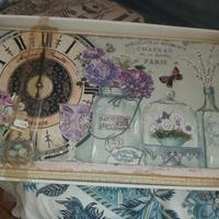 orologio da muro dipinto a mano