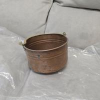 Paiolo in rame antico da collezione o arredamento