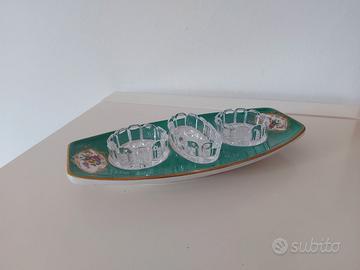 Servizio da aperitivo vintage stile anni 60-70