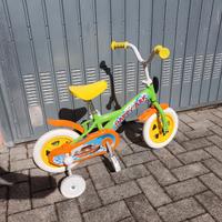 Bicicletta con rotelle 3-5 anni