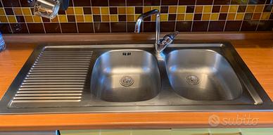 Lavandino FRANKE doppia vasca con gocciolatoio