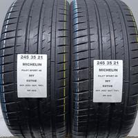 2 GOMME 245 35 21 MICHELIN NUOVE RIF3502