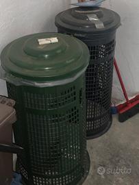 2 bidoni spazzatura 