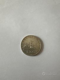 Moneta 500 lire vele 1964