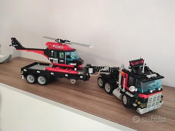 Lego:camion con elicottero - 1990